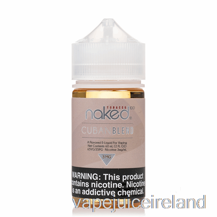 Vape Juice Cuban Blend - Naked 100 Tobacco - 60mL 3mg